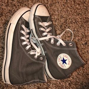 Grey Converse High Tops